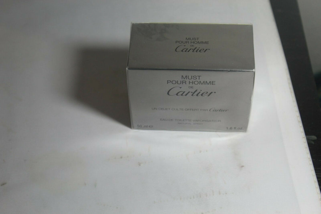 Must de Cartier Pour Homme edt 50 ml. Rare vintage original first edition.