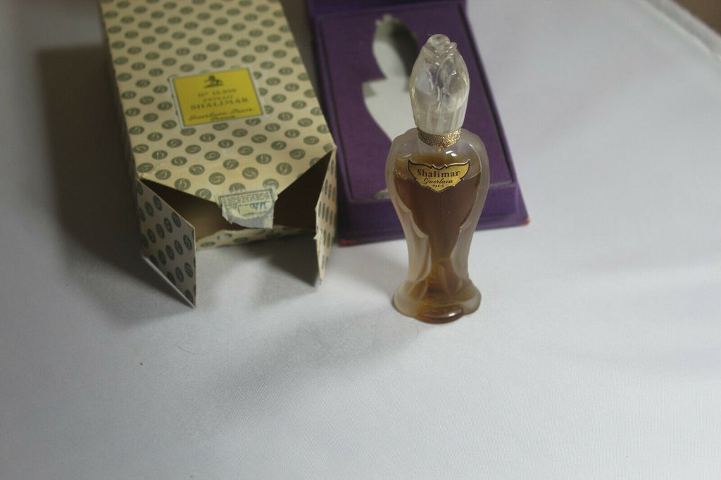 Vintage Shalimar Extrait Rosebud Amphora Parfum Sealed Bottle Guerlain