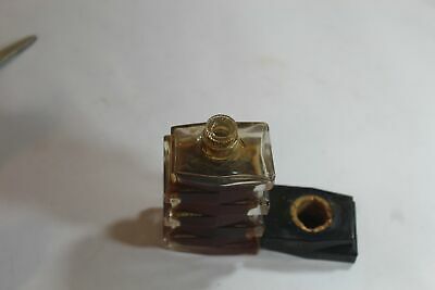 Vintage Baccarat Perfume Bottle Ciro Parfums NY "Danger" Art Deco Style - 4" Ht