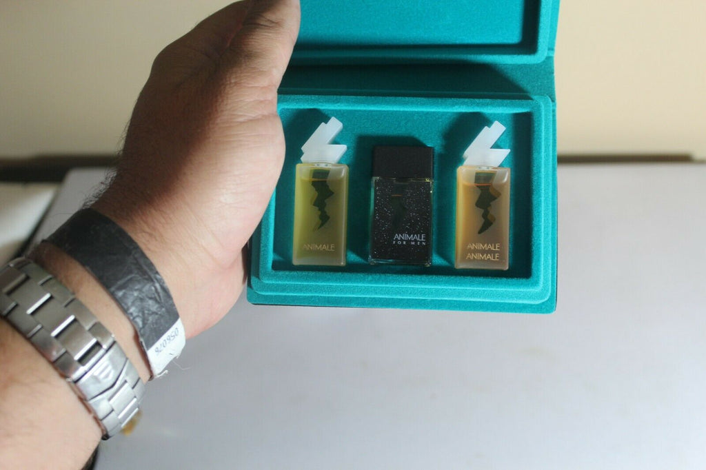 Vintage Animale Mini Perfume set Eau de Parfum .17 oz Miniature 3 PCE