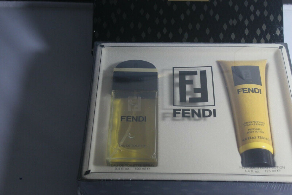 Vintage Fendi By Fendi 3.4 oz EDT Women's Perfume NIB Gift Set 1st formula