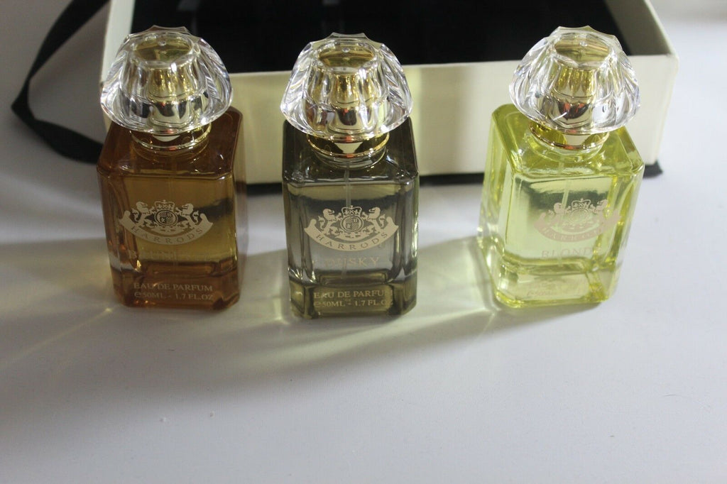 Harrod's Exclusive Limited Edition Perfume Set - MINT CONDITION - 3 x 50 mL