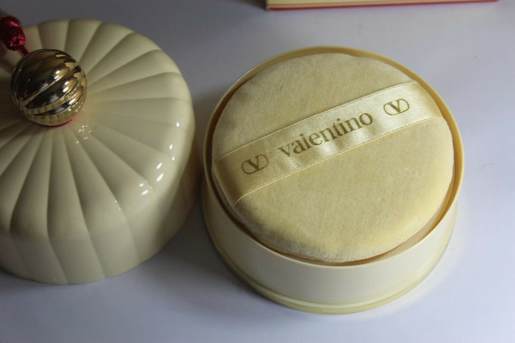 Rare Vintage 1986 Valentino Dusting Powder 6 oz. Brand New in Box