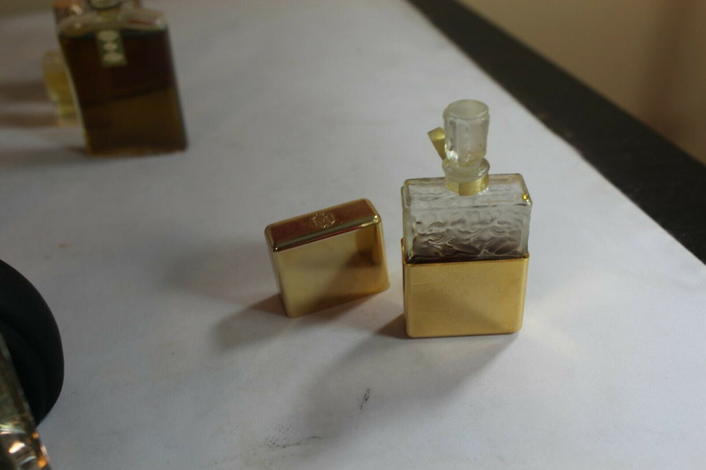 Molinard de Molinard 1/4 oz. Creation Lalique Bottle Parfum Extrait Gold case