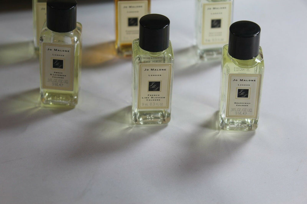 Jo Malone ~ 6 Bottle Set 9ml each with ~ Discontinued Vetyver & Tuberose