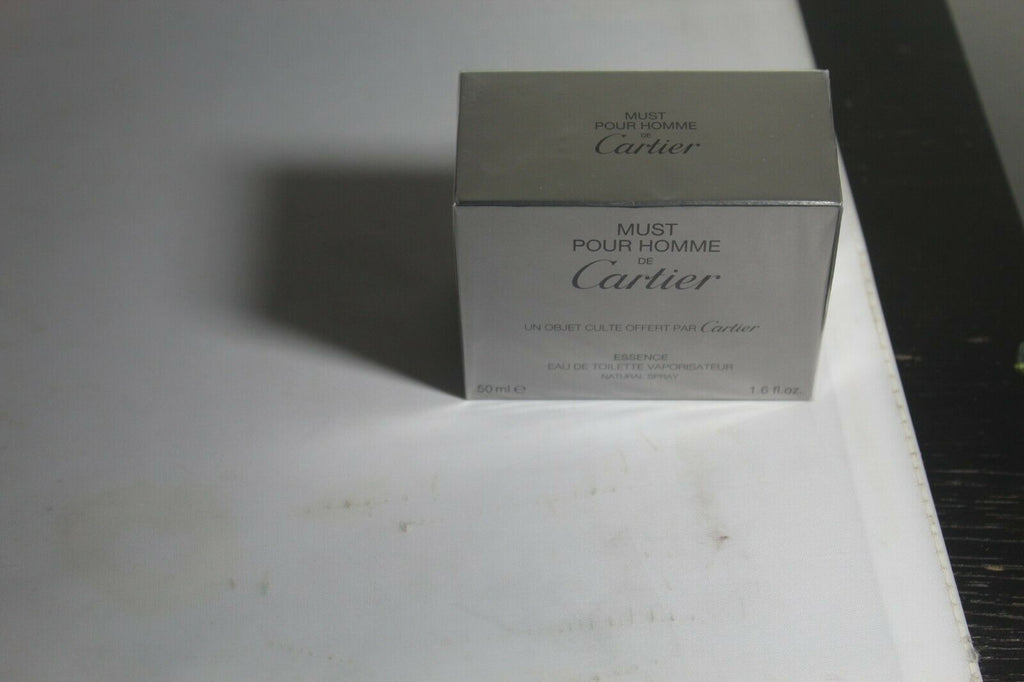 Must Pour Homme De Cartier Essence By Cartier 1.6 Oz.Edt.Spray NIB