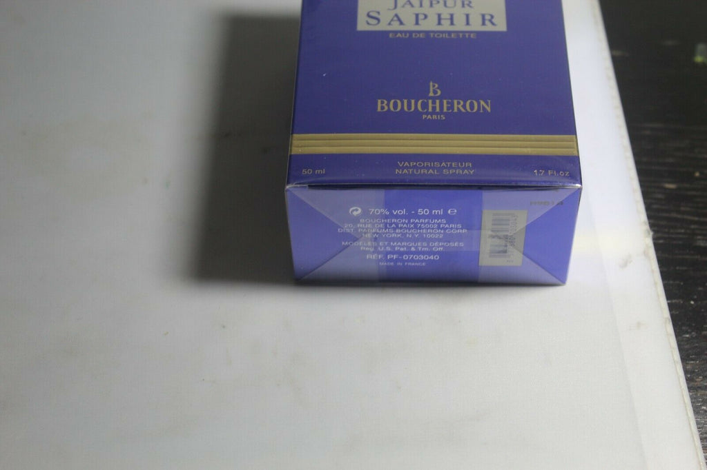 Jaipur Saphir Boucheron Paris Eau De Toilette 1.7oz/50ml Spray Vintage Sealed