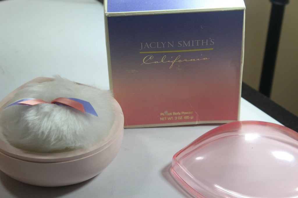 California By Jaclyn Smith's Perfumed dusting body powder Rare with box 3oz
